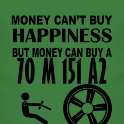 Money Cant Buy Happiness But It Can Buy A 1970 M 151 A2 T Shirt