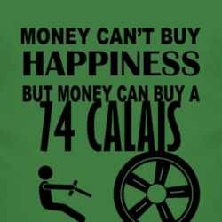 Money Cant Buy Happiness But It Can Buy A 1974 Cadillac Calais T Shirt