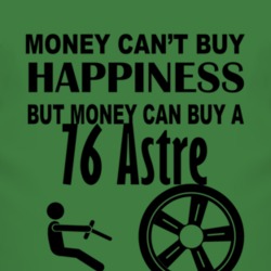 Money Cant Buy Happiness But It Can Buy A 1976 Pontiac Astre T Shirt