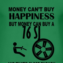 Money Cant Buy Happiness But It Can Buy A 1976 SJ T Shirt