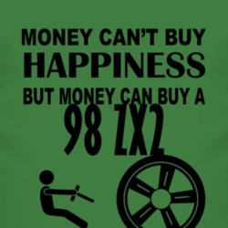 Money Cant Buy Happiness But It Can Buy A 1998 ZX2 T Shirt