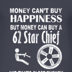 Money Cant Buy Happiness 1962 Pontiac Star Chief Dark Distressed T Shi