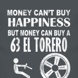 Money Cant Buy Happiness 1963 Oldsmobile El Torero Dark Distressed T S