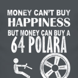 Money Cant Buy Happiness 1964 DODGE POLARA Dark Distressed T Shirt