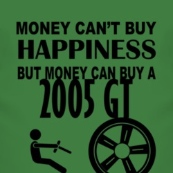 Money Cant Buy Happiness But It Can Buy A 2005 GT T Shirt