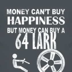 Money Cant Buy Happiness 1964 Studebaker Lark Dark Distressed T Shirt