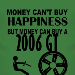 Money Cant Buy Happiness But It Can Buy A 2006 GT T Shirt