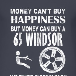 Money Cant Buy Happiness 1965 Chrysler Windsor Dark Distressed T Shirt