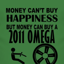 Money Cant Buy Happiness But It Can Buy A 2011 Chevy Omega T Shirt