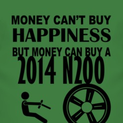 Money Cant Buy Happiness But It Can Buy A 2014 Chevy N200 T Shirt