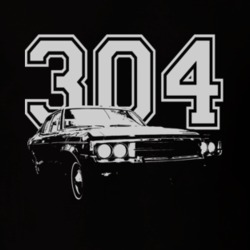 1971 AMC Matador With Engine Size  White Graphic Dark Tee T Shirt