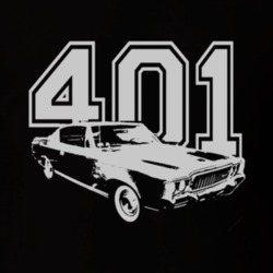1971 AMC  MATADOR Side White Graphic Engine Size T Shirt