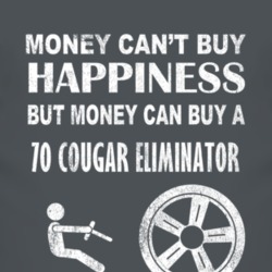 Money Cant Buy Happiness 1970 MERCURY COUGAR ELIMINATOR Dark Distresse