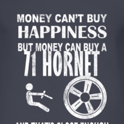 Money Cant Buy Happiness 1971 AMC HORNET Dark Distressed T Shirt