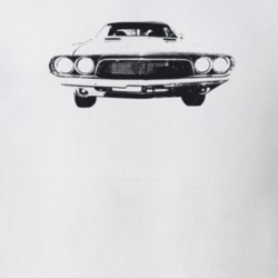 1972 Challenger Grill View Light Color T Shirt