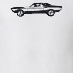 1972 Challenger Side View Light Color T Shirt