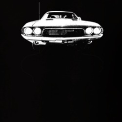 1972 Challenger Grill View Dark Color T Shirt