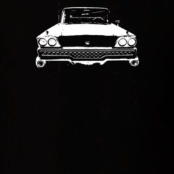 1959 Galaxie Grill View Dark Color T Shirt