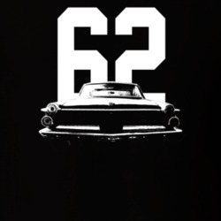 1962 Dart Rear View With Year Dark Color T Shirt