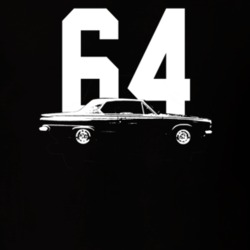 1964 Dart Side View With Year Dark Color T Shirt