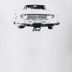 1962 Dart Rear View With Model Light Color T Shirt