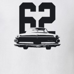 1962 Dart Rear View With Year Light Color T Shirt