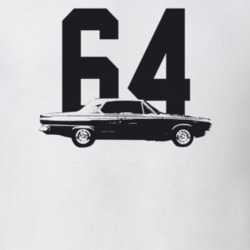 1964 Dart Side View With Year Light Color T Shirt