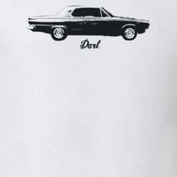 1964 Dart Side View With Model Light Color T Shirt