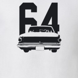 1964 Dart Rear View With Year Light Color T Shirt