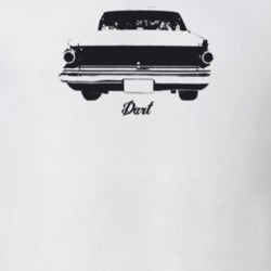 1964 Dart Rear View With Model Light Color T Shirt