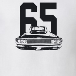 1965 Coronet Grill View With Year Light Color T Shirt