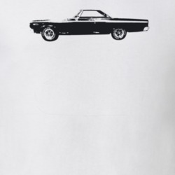 1965 Coronet Side View Light Color T Shirt