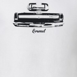 1965 Coronet Rear View With Model Light Color T Shirt