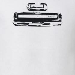 1965 Coronet Rear View Light Color T Shirt