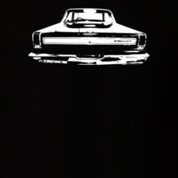 1965 Coronet Rear View Dark Color T Shirt