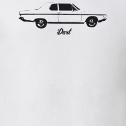 1965 Dart Side View With Model Light Color T Shirt