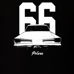 1966 Polara Rear View With Year And Model Dark Color T Shirt