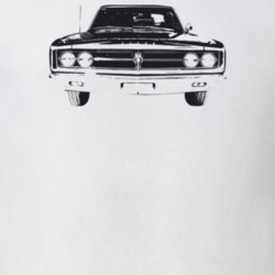 1967 Coronet Grill View Light Color T Shirt