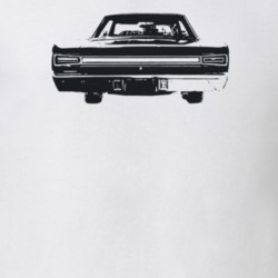 1967 Coronet Rear View Light Color T Shirt