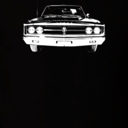 1967 Coronet Grill View Dark Color T Shirt