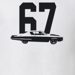 1967 Polara Side View With Year Light Color T Shirt