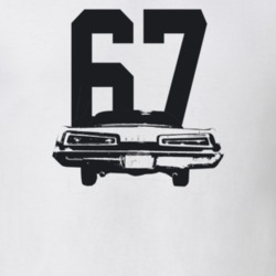 1967 Polara Rear View With Year Light Color T Shirt