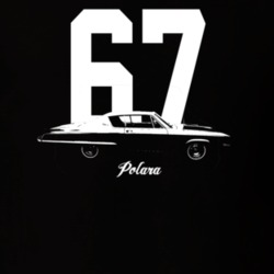 1967 Polara Side View With Year And Model Dark Color T Shirt