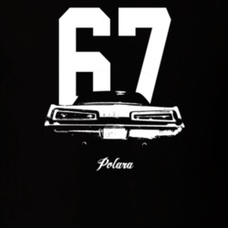 1967 Polara Rear View With Year And Model Dark Color T Shirt