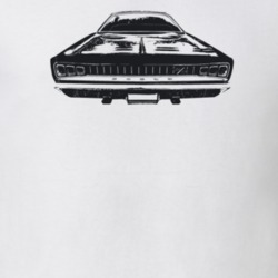 1968 Coronet Rear View Light Color T Shirt