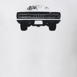 1969 Coronet Rear View Light Color T Shirt