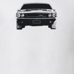 1970 Challenger Grill View Light Color T Shirt