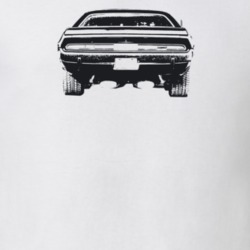 1970 Challenger Rear View Light Color T Shirt
