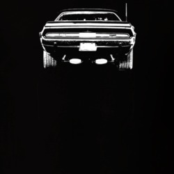 1970 Challenger Rear View Dark Color T Shirt