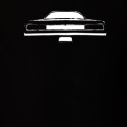 1970 Coronet Rear View Dark Color T Shirt